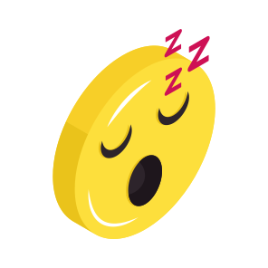 Snoozing Emoji, Emoticon, Emotag, Expression, Smiley icon
