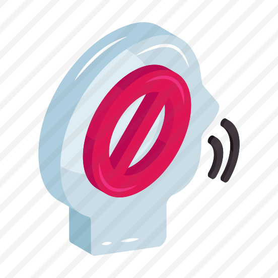 Speech Forbidden, Voice Ban, Speech Prohibition, Stop Voice, Stop Speech, preview
