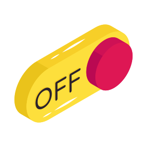 Switch Off, Off Button, Power Button, Shutdown, Control Button icon