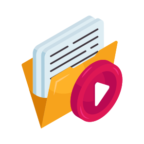 Video Folder, Document, Doc, Archive, Binder icon