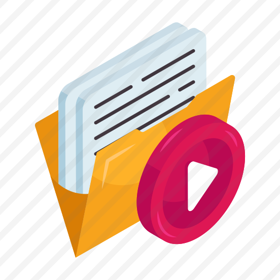 Video Folder, Document, Doc, Archive, Binder preview