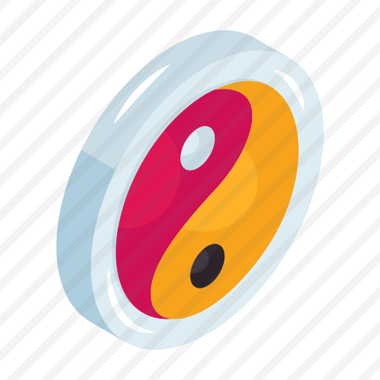 Yin Yang Sign, Yin Yang Symbol, Chinese Philosophy, Dualism, Religion Symbol, preview
