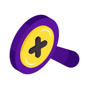 Zoom In, Magnifier, Magnifying Glass, Loupe, Exploration icon