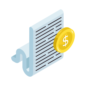 Bill, Invoice, Receipt, Payment Slip, Commerce icon