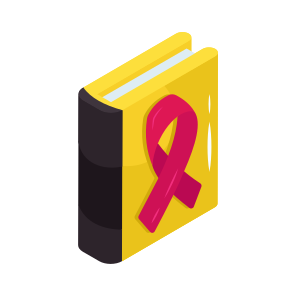Cancer Book, Booklet, Handbook, Guidebook, Textbook, icon