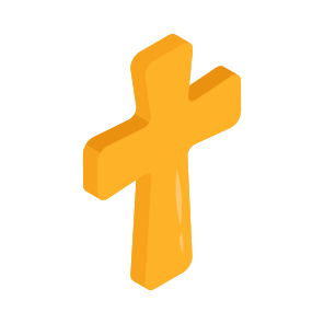 Catholic Sign, Catholic Symbol, Christian Cross, Religious Cross, Christianity icon