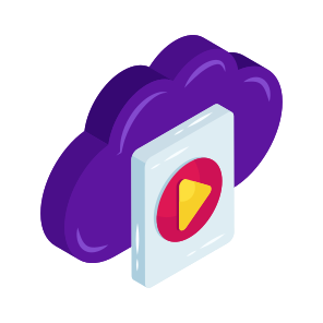 Cloud Video File, File Format, Filetype, File Extension, Document icon