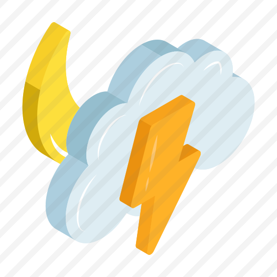 Cloudy Night, Nighttime, Weather Forecast, Overcast, Meteorology preview