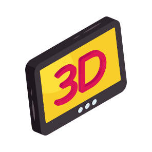 D Screen, D Monitor, Display, Pc, D Resolution icon