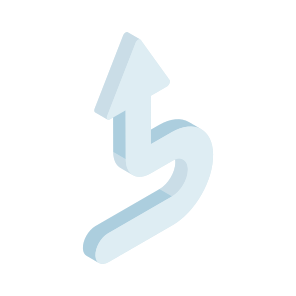 Directional Arrow, Navigational Arrow, Arrowhead, Pointing Arrow, Zigzag Upward Arrow icon