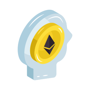 Ethereum, Ethereum Thinking, Crypto, Digital Currency, Icons icon