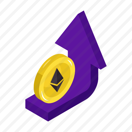 Ethereum, Ethereum Value Increase, Crypto,  Digital Currency, Isometric preview