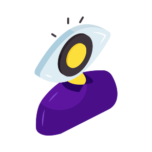 Eye, Vision, Monitoring, Inspection, Visualization, icon