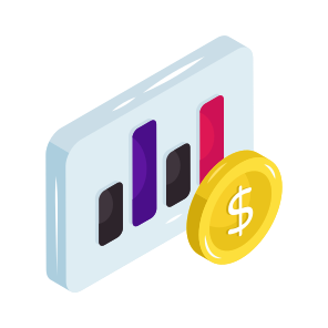 Financial Graph, Financial Chart, Infographic, Statistics, Data Analytics icon