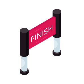 Finishline, Endline, Race End, Destination Line, Chequered Endline icon