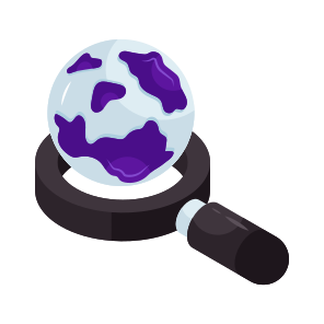 Global Research, Global Analysis, Global Exploration, Worldwide Research, Worldwide Analysis icon