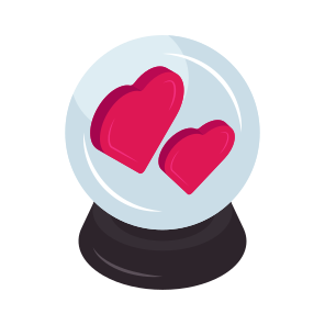 Heart Globe, Glass Globe, Snowglobe, Love Globe, Valentine Decoration icon