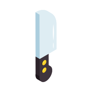 Knife, Cutting Tool, Cutting Equipment, Kitchenware, Kitchen Tool icon