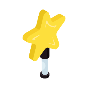 Magic Wand, Magic Stick, Magic Rod, Brightness Tool, Brightness Equipment icon