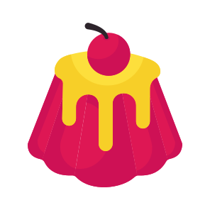 Melting Cake, Edible, Cake, Cherry Cake, Bakery Item, icon
