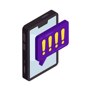 Mobile Chat Error, Mobile Communication, Conversation, Discussion, Message Error icon