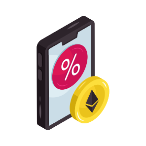 Mobile Ethereum Discount, Ethereum Coin, Crypto, Eth, Digital Currency icon