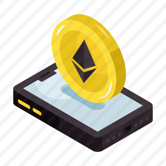 Mobile Ethereum, Ethereum Coin, Crypto, Eth, Digital Currency preview