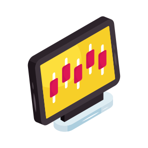 Online Chart, Online Graph, Data Presentation, Infographic, Statistics, icon
