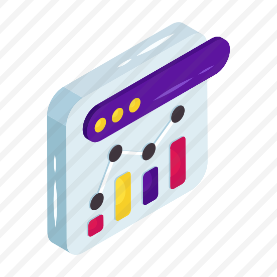 Polyline Graph, Data Analytics, Infographic, Statistics, Polyline Chart, preview
