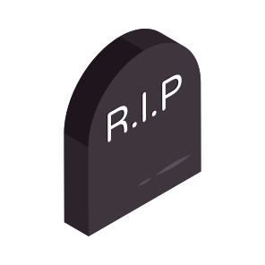 Rip, Rest In Peace, Tombstone, Gravestone, Memorial, icon