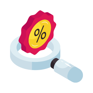 Search Discount, Discount Analysis, Discount Exploration, Discount Research, Find Discount icon