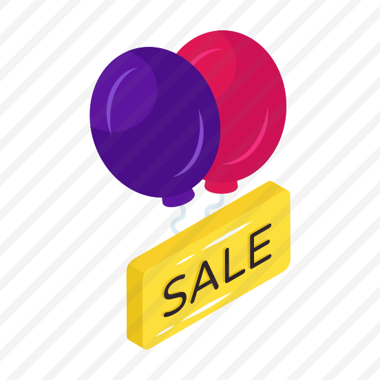 Shopping Discount, Shopping Sale, Sale Balloons, Commerce, Discount Sale, preview