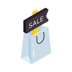 Shopping Discount, Shopping Sale, Shopping Bag, Commerce, Discount Sale, icon