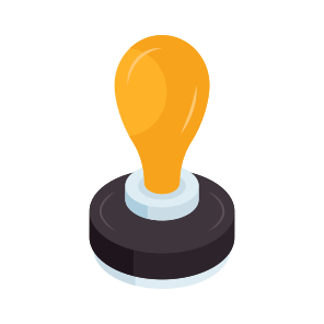 Stamp, Rubber Stamp, Approval, Office Stamp, Seal Stamp icon