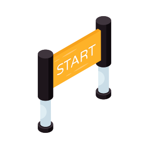 Start Line, Start Point, Race Start, Start Banner, Start Board icon