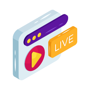 Web Video, Online Video, Video Streaming, Play Video, Multimedia icon