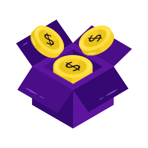 Money Box, Money Parcel, Money Package, Financial Box, Financial Parcel icon