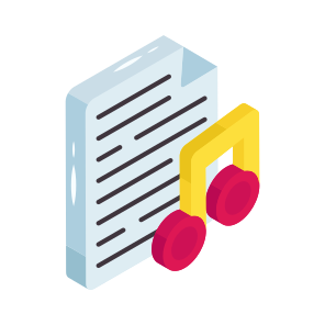 Music File, File Format, Filetype, File Extension, Document icon