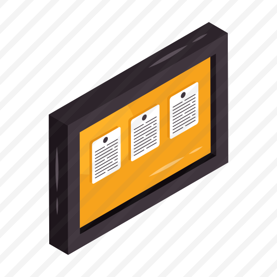 Noticeboard, Corkboard, Info Board, Pinboard, Information Board preview
