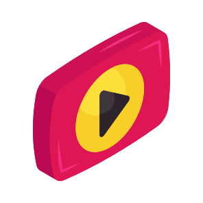 Online Media, Online Video, Video Streaming, Play Video, Multimedia icon