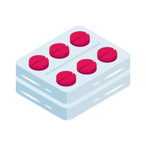 Pills Strip, Tablets Strip, Capsule Strip, Pills Blister, Medicine icon