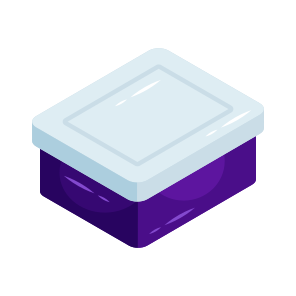 Plastic Container, Plastic Box, Storage Container, Storage Box, Kitchenware icon