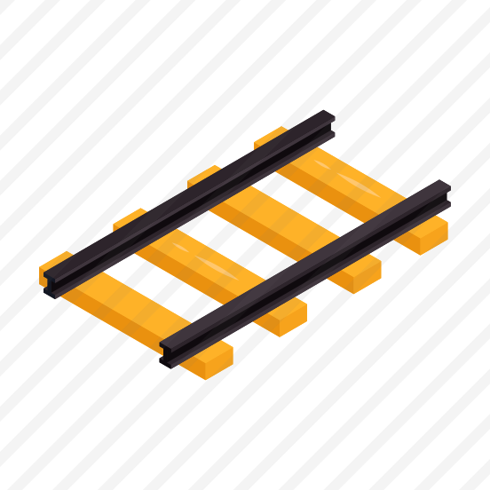Rail Track, Train Track, Railroad, Railway, Rail Line preview