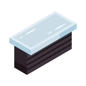 Table, Desk, Tabletop, Furniture, Household Accessory icon