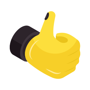 Thumbs Up, Positive Feedback, Customer Response, Customer Review, Customer Rating icon