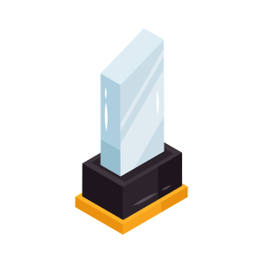 Trophy, Triumph, Glass Award, Reward, Achievement icon