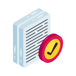 Verified File, Approved File, Verified Document, Verified Doc, Archive icon