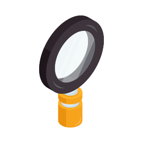 Zoom, Magnifier, Magnifying Glass, Loupe, Exploration icon