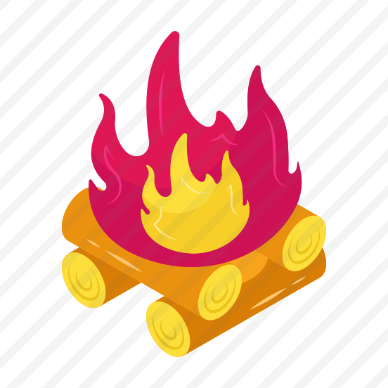 Campfire, Fireplace, Hearth, Bonfire, Wood Burning preview