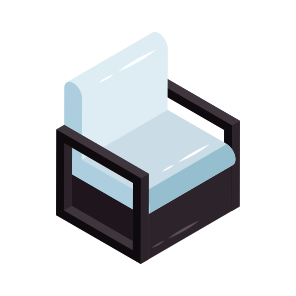 Chair, Seat, Settee, Armchair, Outdoor Sitting icon
